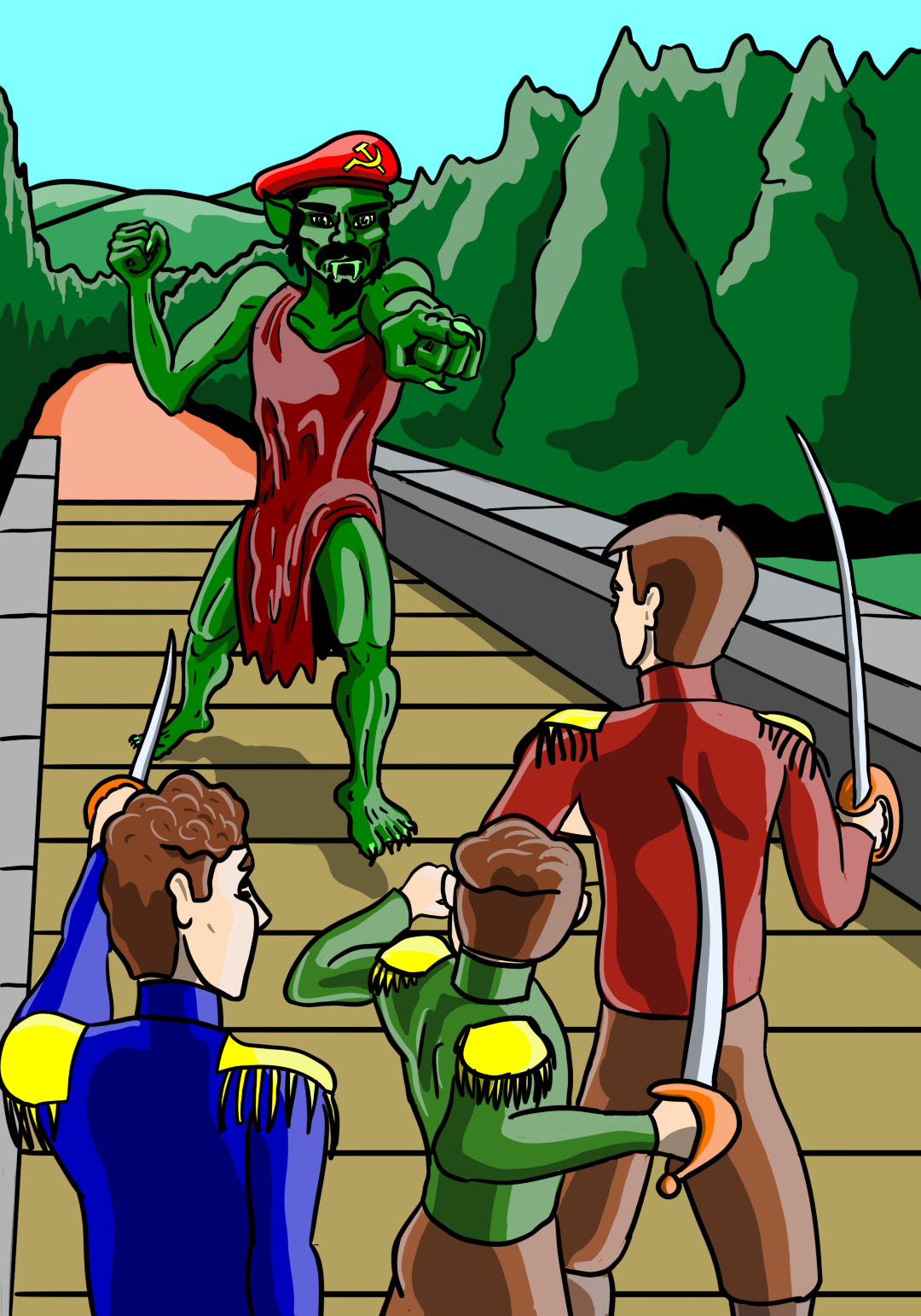 Confrontation panel 3